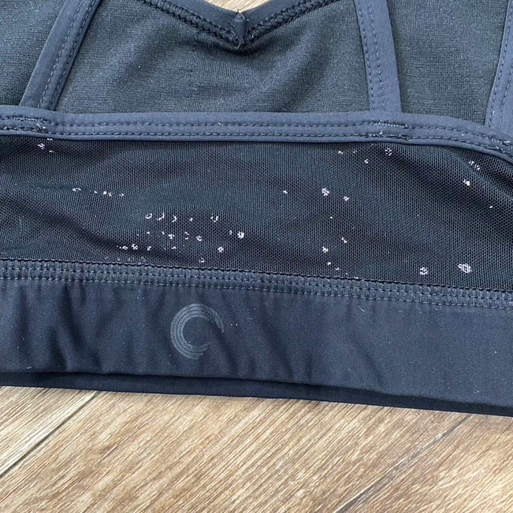 Aritzia The Constant Criss Cross Back Sports Bra Black Small - Picture 3 of 4